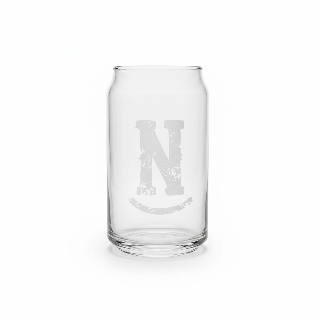 Beer Can Style Glass